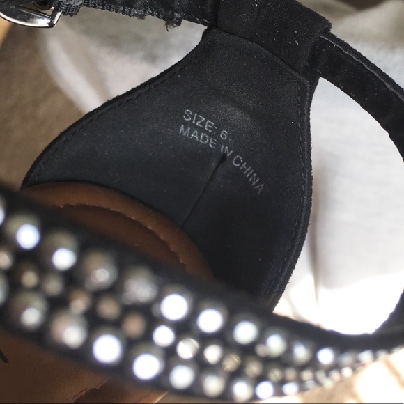 Rhinestone Strappy Sandals - Picture 6 of 6